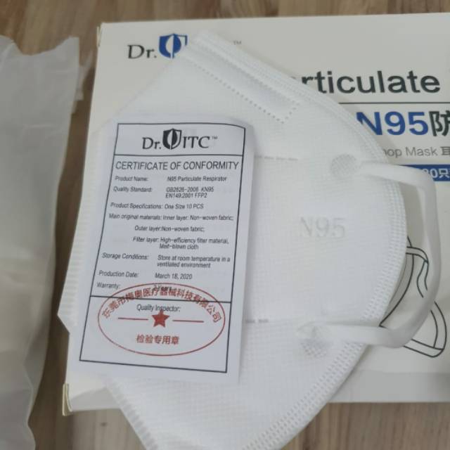 Masker N95 Dr. ITC - Bukan KN95