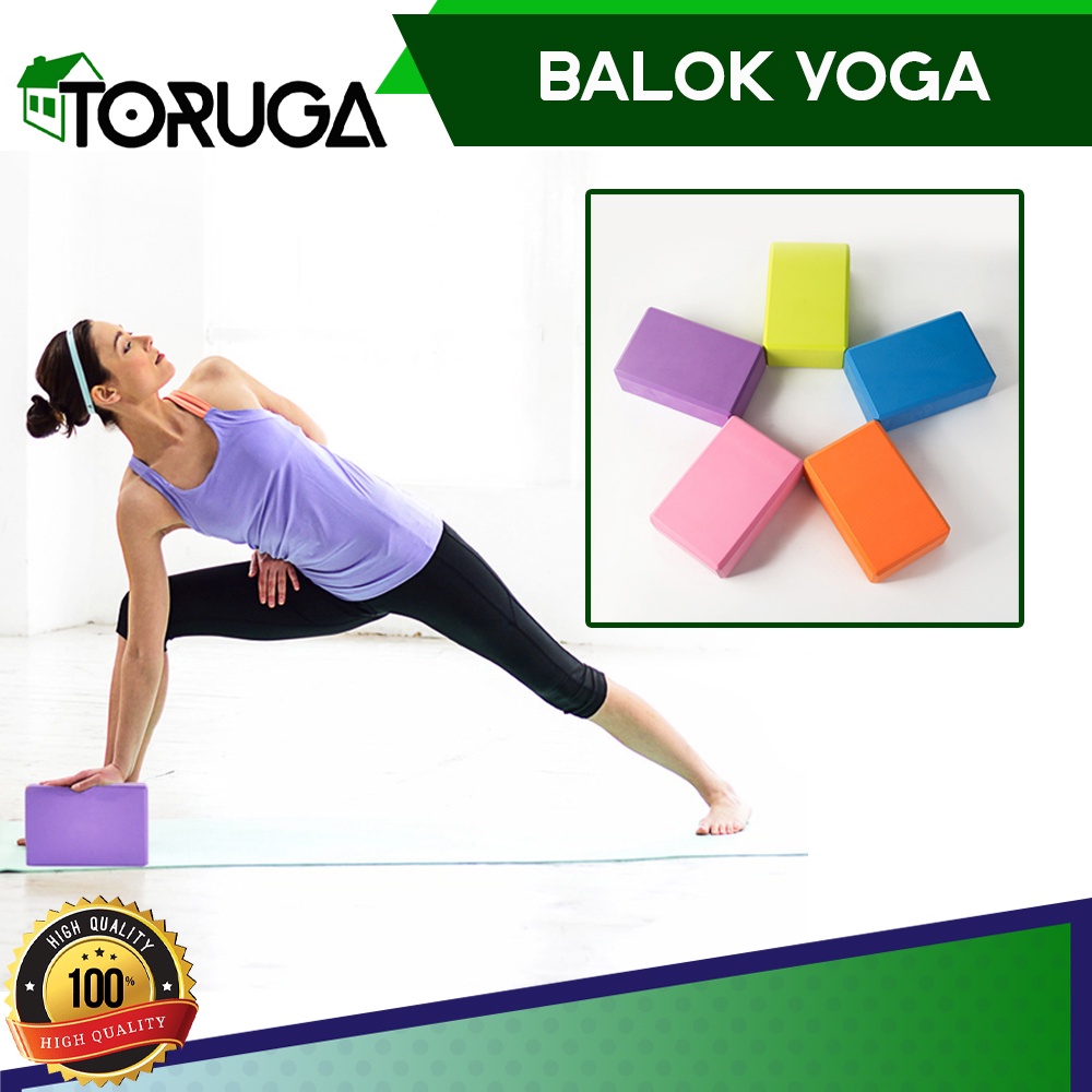 BALOK YOGA Yoga Block / Yoga Brick Perlengkapan Olahraga Senam Lantai