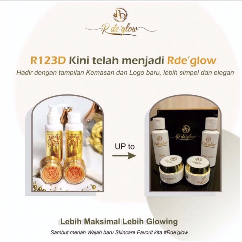 GROSIR PAKET RDe GLOW / CREAM RD Diazella GOLD / PAKET CREAM RD RINNA Diazella