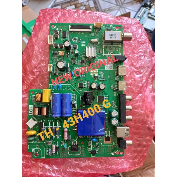 MB - MAINBOARD - MATHERBOARD - MOBO - MESIN TV LED - PANASONIC - TH43H400G - TH-43H400G - 43H400G - NEW ORI