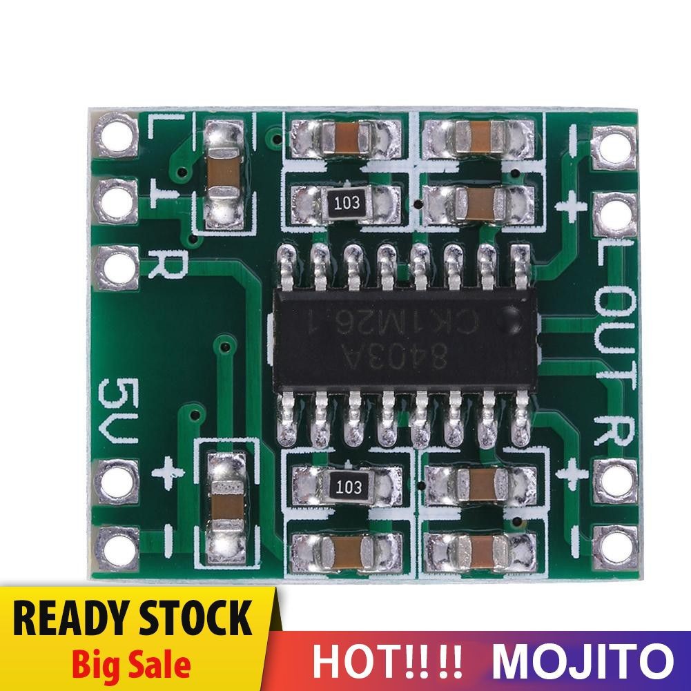 MOJITO 5/10pcs PAM8403 Mini Digital Amplifier Boards 2x3W Power Amplifier Modules