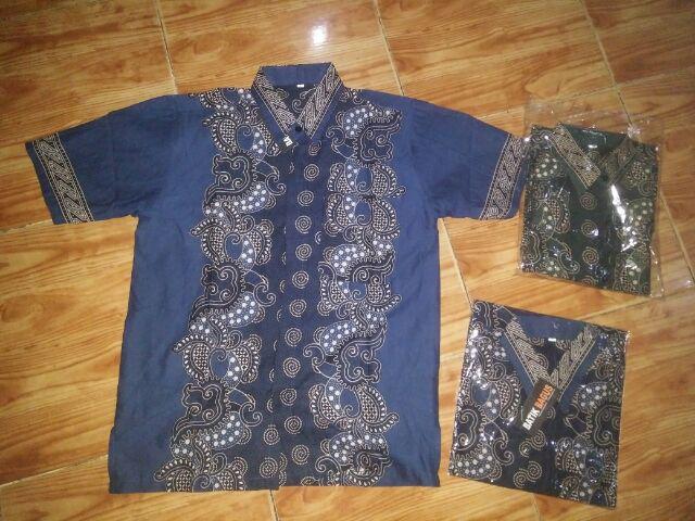 Harga Promo!! Kemeja Pria Batik Motif Banyamuk Dan Sekar Jagad