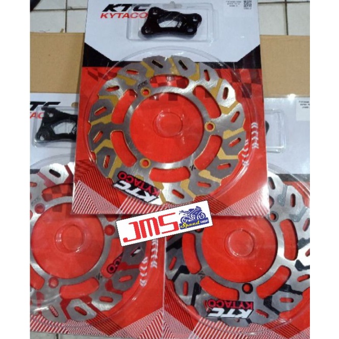 piringan disc cakram ktc kytaco ori depan dan belakang plus breket nmax lama dan nmax new