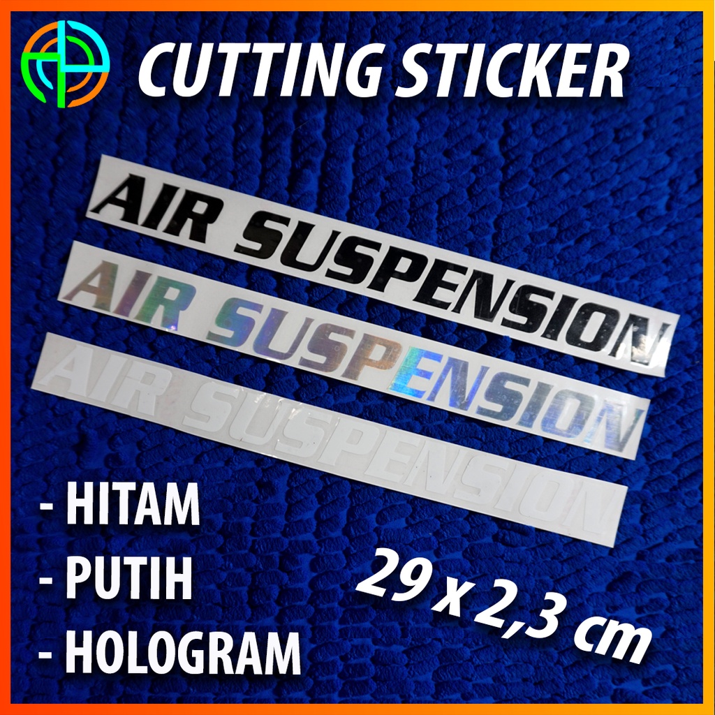 Jual Cutting Sticker Air Suspension. Sticker suspensi, Bismania