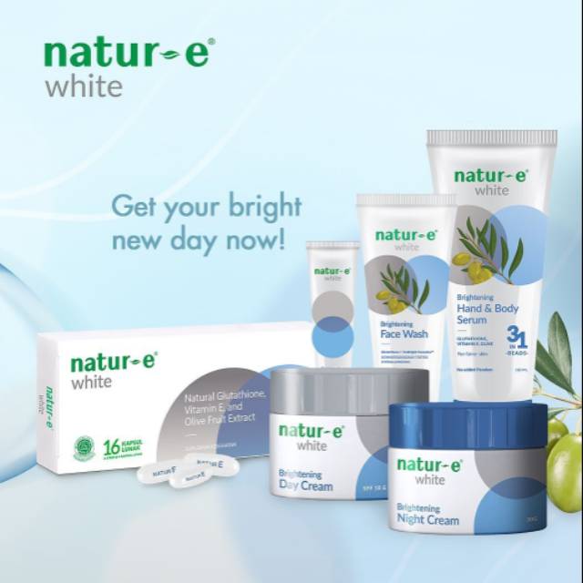 [FREE POUCH] Natur-E White Series Brightening Glutathione  