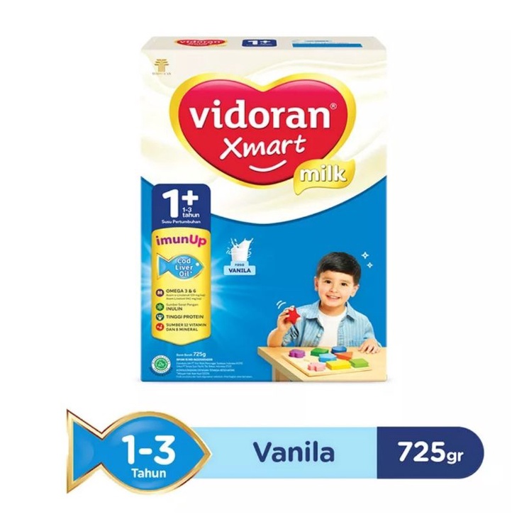 VIDORAN Xmart 1+ ImunUp Vanilla Box - 725gr