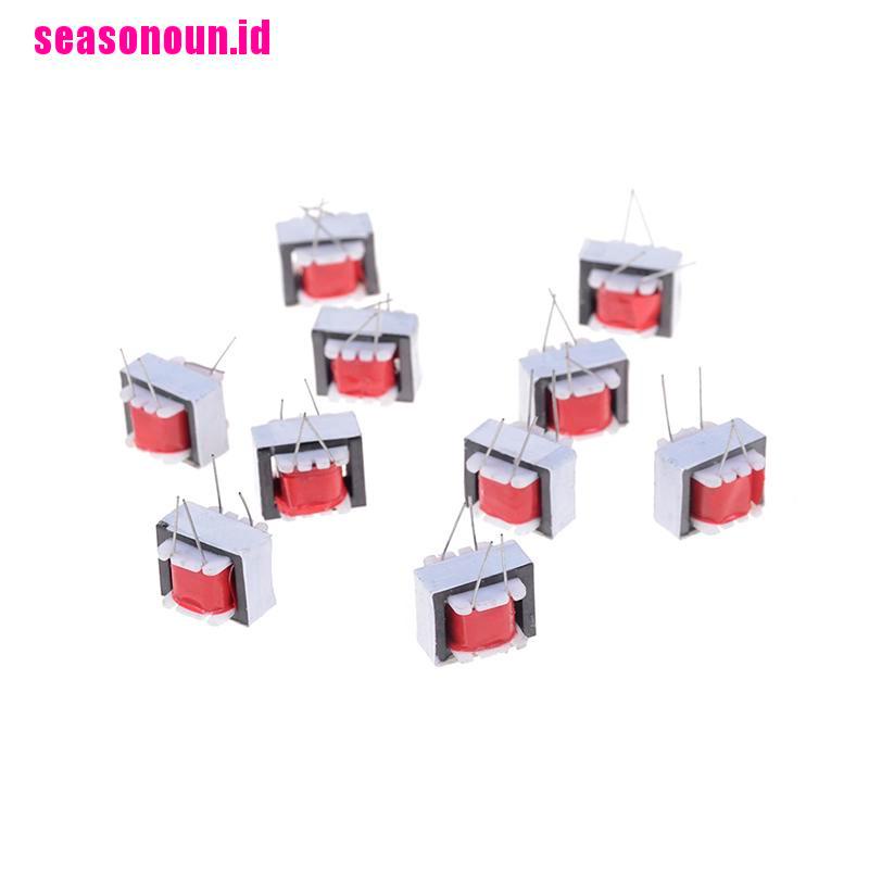 10pcs audio transformer 600: 600 ohm 1: 1 EI14 Isolasi transformer