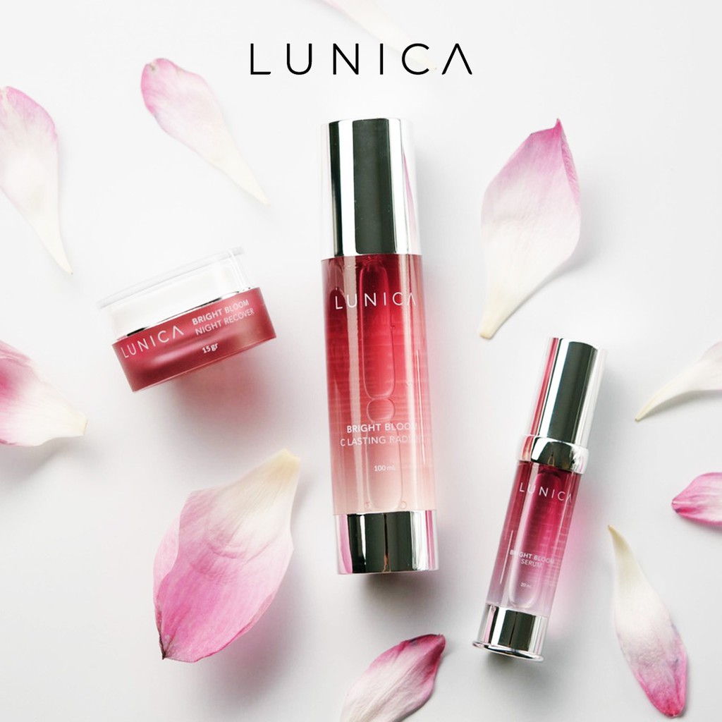 Paket Mencerahkan | LUNICA Bright Bloom Package | Treatment Flek, Melasma, Bekas Jerawat