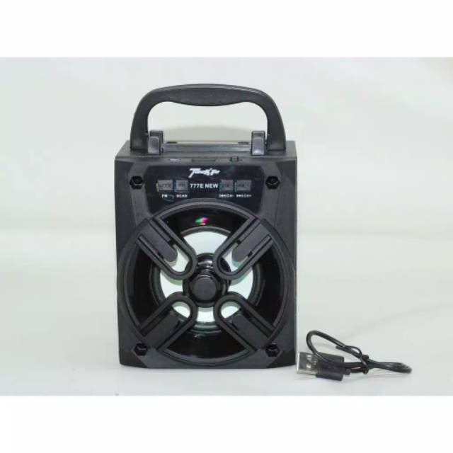 SPEAKER BLUETOOTH GMC TECKYO 777F/777E PORTABLE/SPEAKER AKTIF WIRELESS SUPER BASS LED/SALON MINI USB