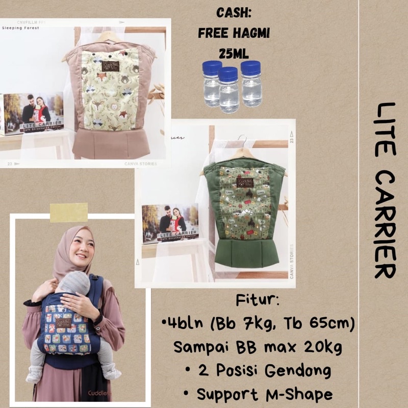 Lite Carrier Cuddle Me