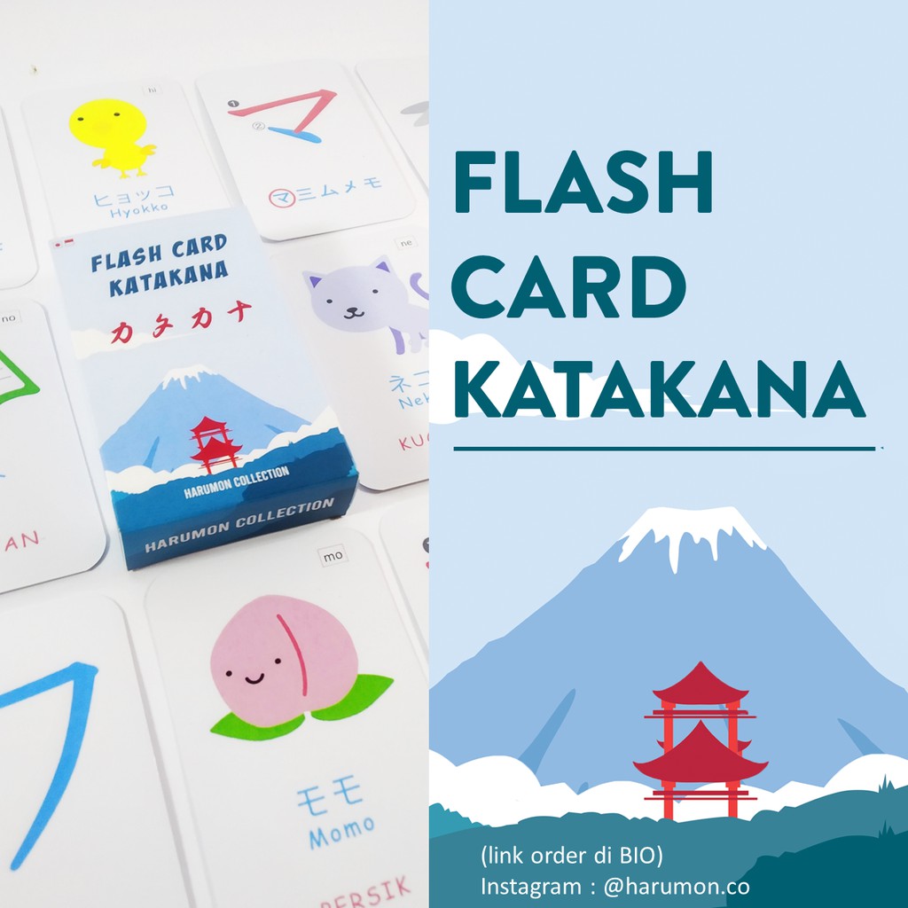 Flash Card KATAKANA Bahasa Jepang