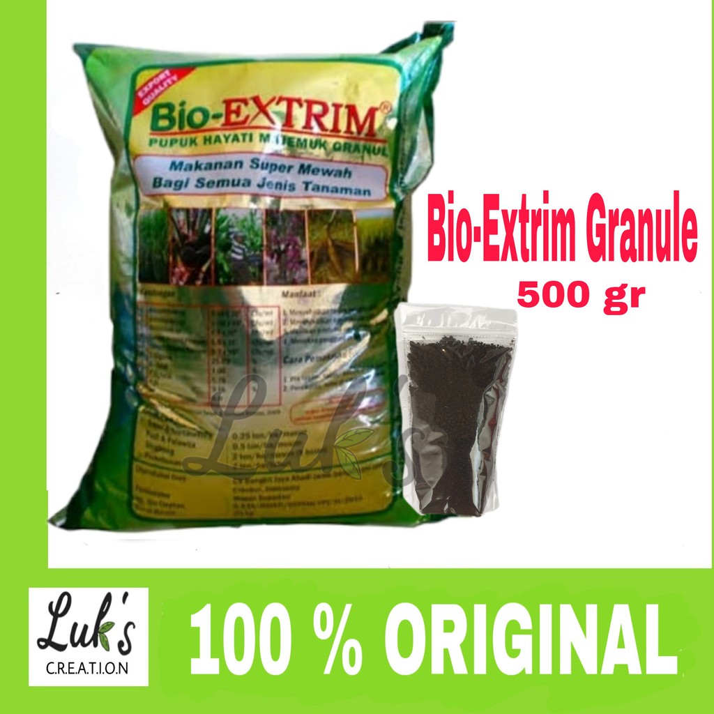 BIO EXTRIM pupuk organik hayati granule  bio-extrim pupuk tanaman hias