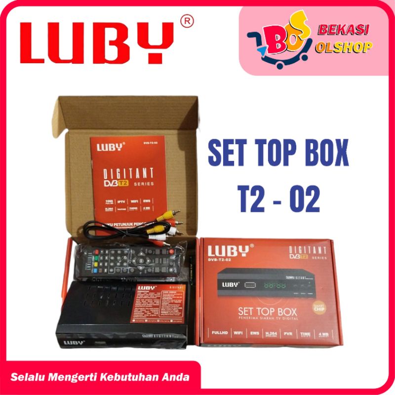 set top box SET TOP BOX TV DIGITAL RECEIVER LUBY T2 02 oirginal digital grosir semua tv berkualitas lengkap I1G1