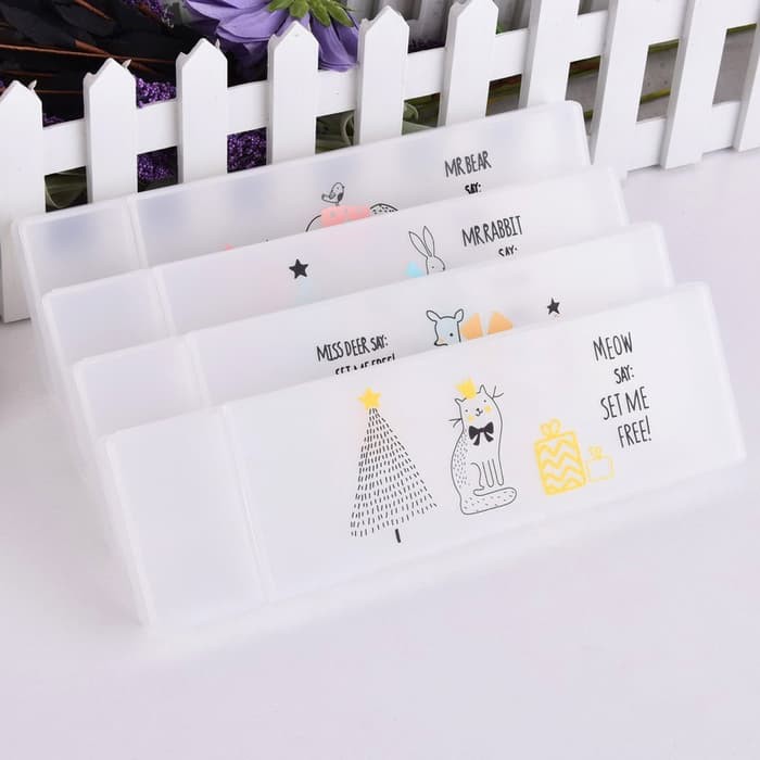 

Set Me Free Plastic Pencil Case / Kotak Pensil Plastik