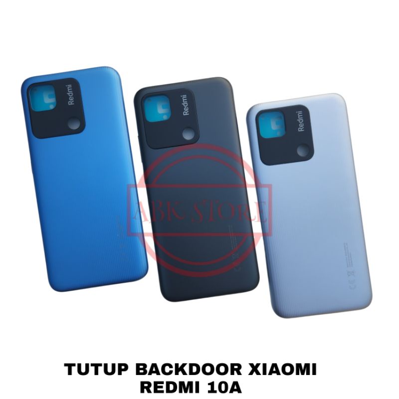 TUTUP BELAKANG BACKDOOR BACKCOVER BACK CASING XIAOMI REDMI 10A HOUSING ORIGINAL