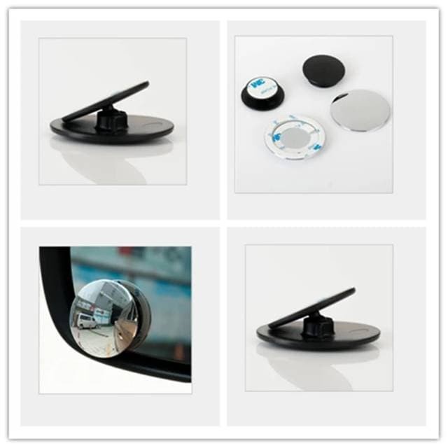 Kaca spion Mobil Tempel Cembung Wide Angel Blind Spot Mirror Rear View