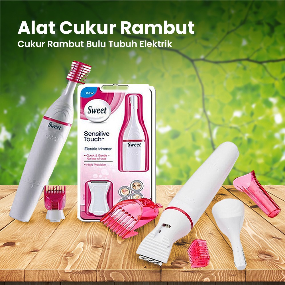 Shaver Alat Cukur Rambut Bulu Tubuh Elektrik Personal Care 5 in 1 Sweet