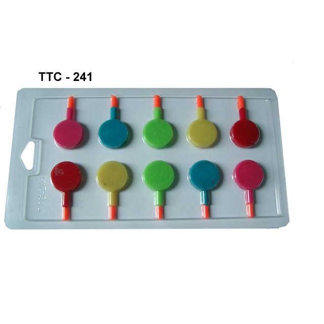 Cetakan Coklat Mika Loli Bulat Kecil TTC 241