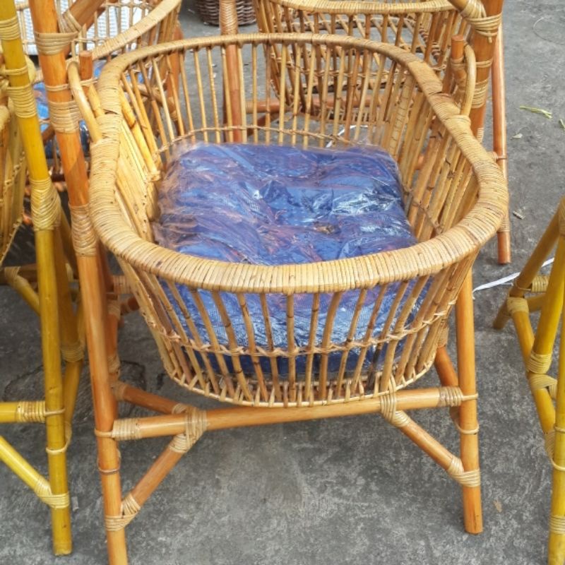 Ayunan Bayi Rotan Bonus Kasur / Box Bayi Model Ayun Maju Mundur-Ayunan+kasur