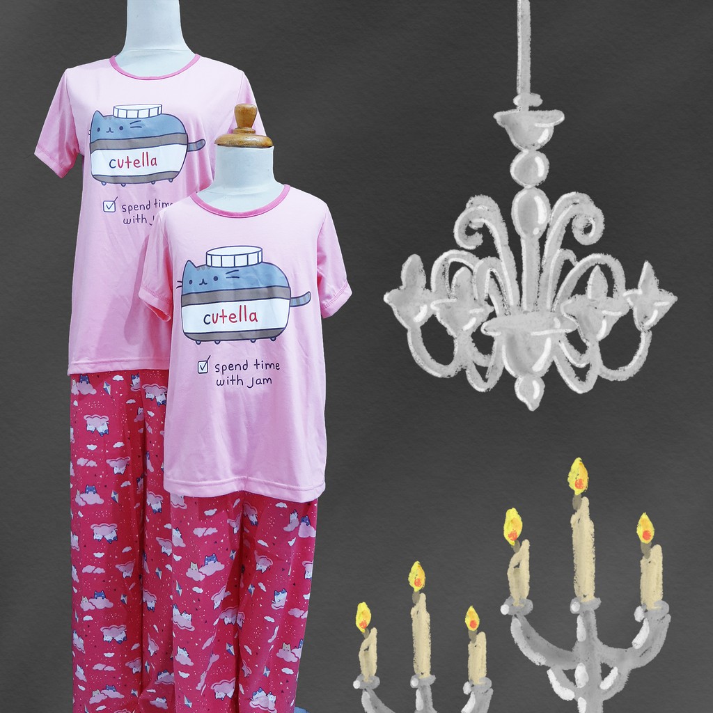 BAJU TIDUR ANAK MERK ANNE CLAIRE (CUTELLA) st.lengan pdk celana pjg