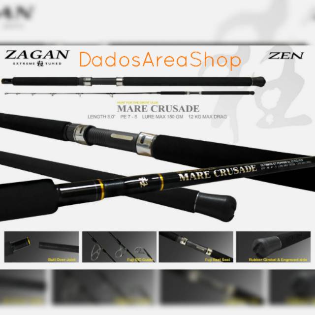 Zen X EA ZAGAN MARE CRUSADE Ultimate GT Popping Rod 802 PE 7-8