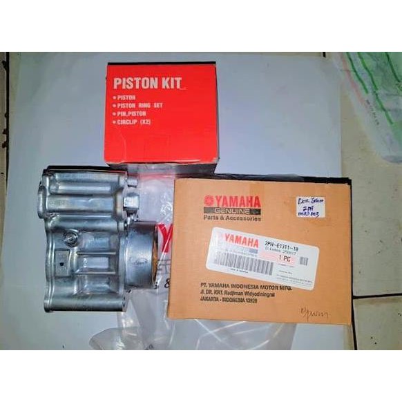 Jual Blok Seher & Blok Mesin Mio M3  Set Piston Original Yamaha Ayo Beli