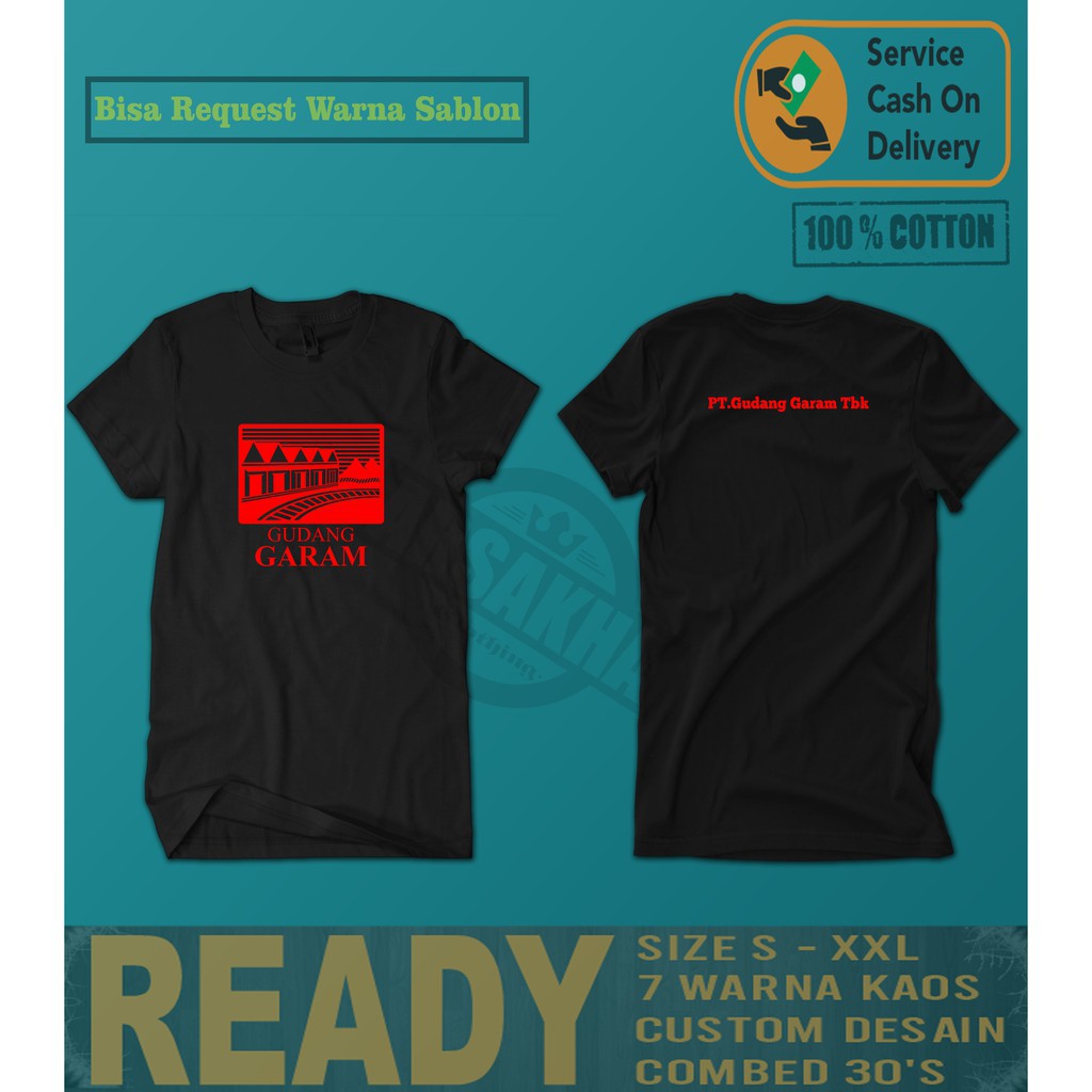 Kaos PT.Gudang Garam Tbk Original Terlaris  -jhahis