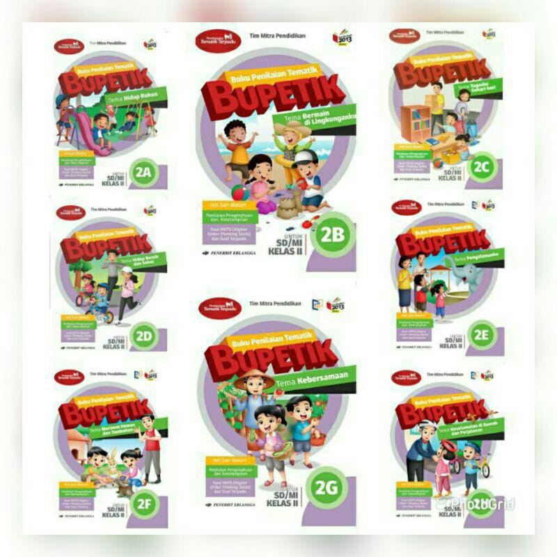 BUPETIK Kelas 2A 2B 2C 2D 2E 2F 2G 2H - Penerbit Erlangga Kurikulum 2013 Edisi Revisi - Tim Mitra Pe