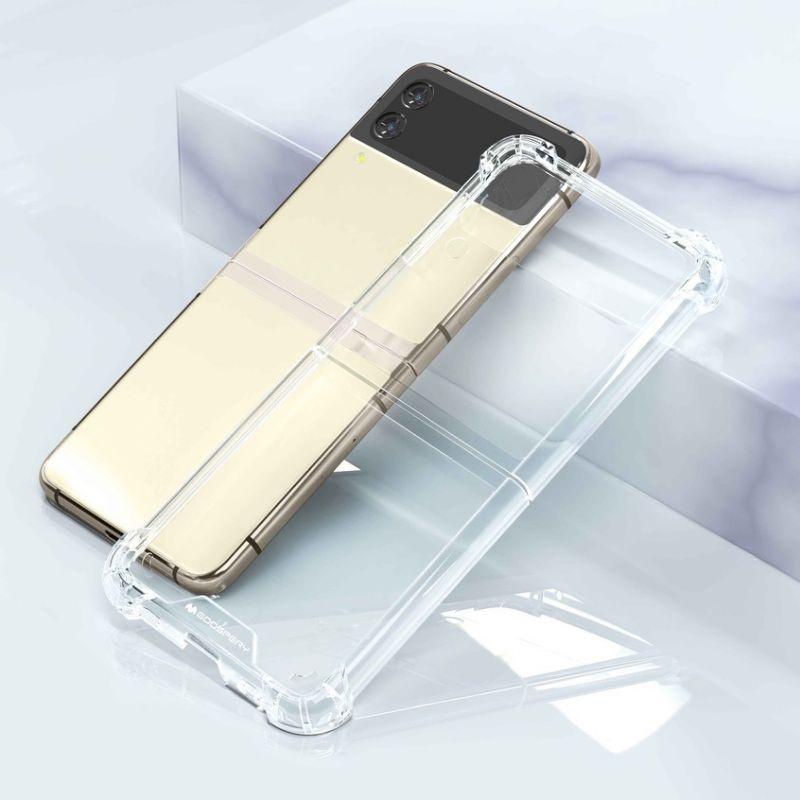 Case Samsung Galaxy Z Flip 3 5G Casing Goospery Super Protect  Premium Crystal Clear Slim Transparant Benar Bening PC