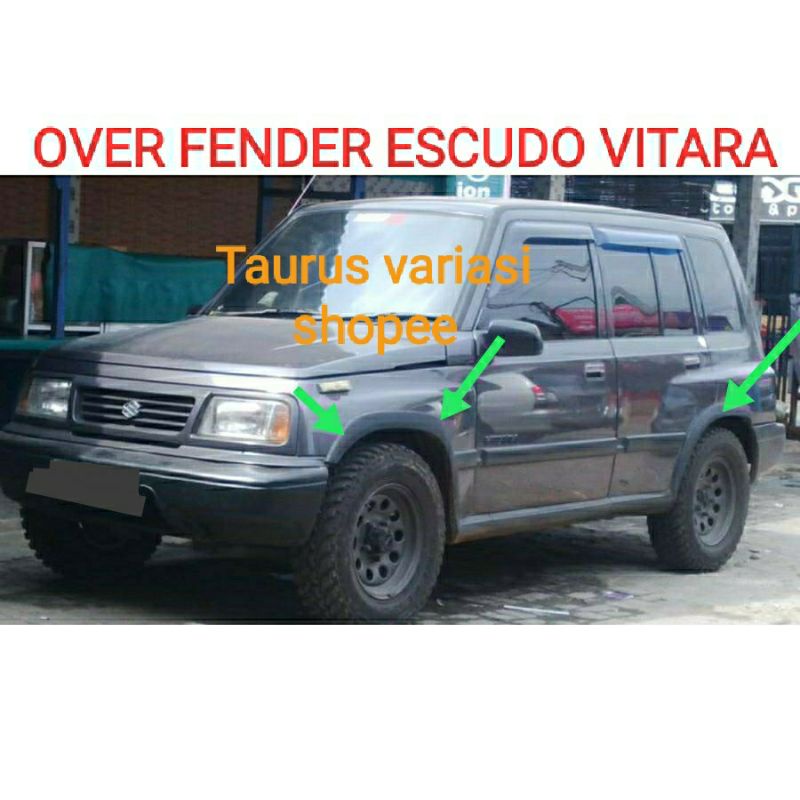 OVER FENDER MOBIL SUZUKI VITARA jlx / Sidekick / Escudo gen 1 lama kotak lis list Spakbor Mobil