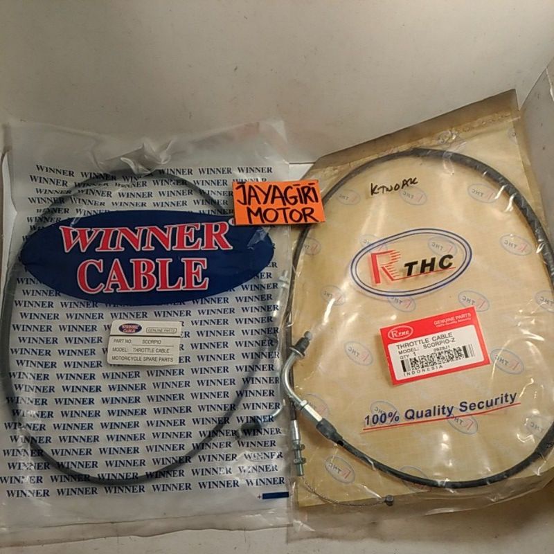 Kabel Gas Scorpio / Z 5BP Winner RTHC Cabel Cable Throttle Throtle Kable Tali Kawat OEM Yamaha YGP S