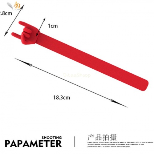 

Pembatas Buku Unik / Bookmark Edisi Tangan Metal Imut Lux Limited 093