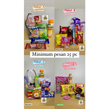 

Hampers / Sovenir Snack Ulang Tahun Anak