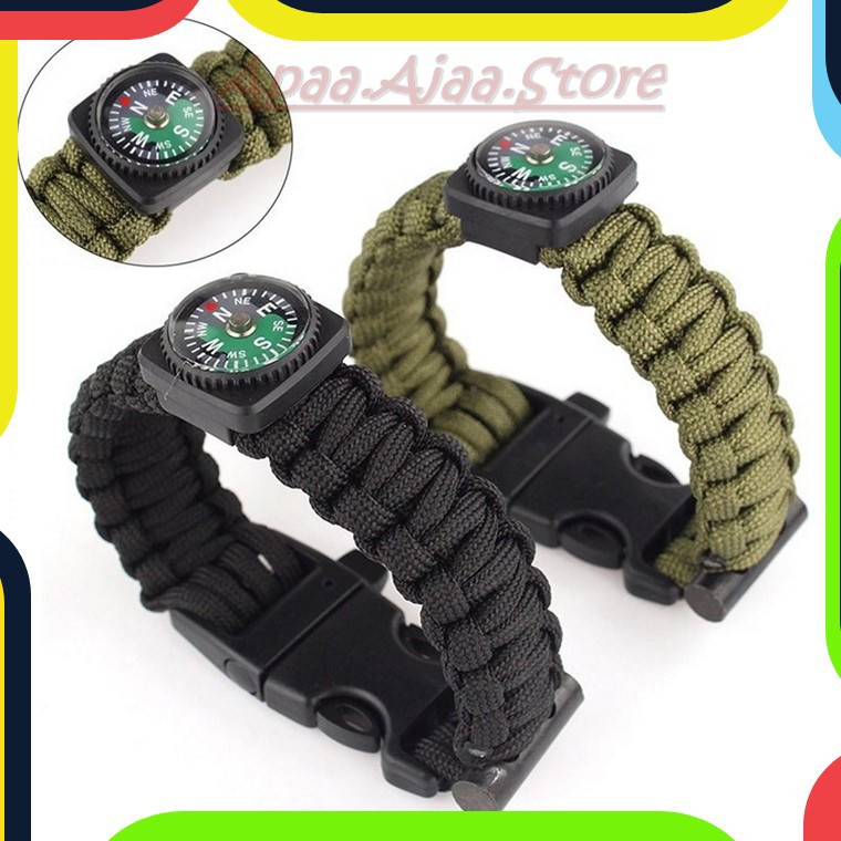 Bayar Ditempat Tali Paracord Multifugsi dengan Pemanti Api Kompas - 15353