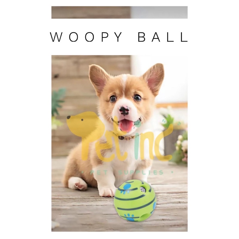 Whoopi interactive dog giggles ball
