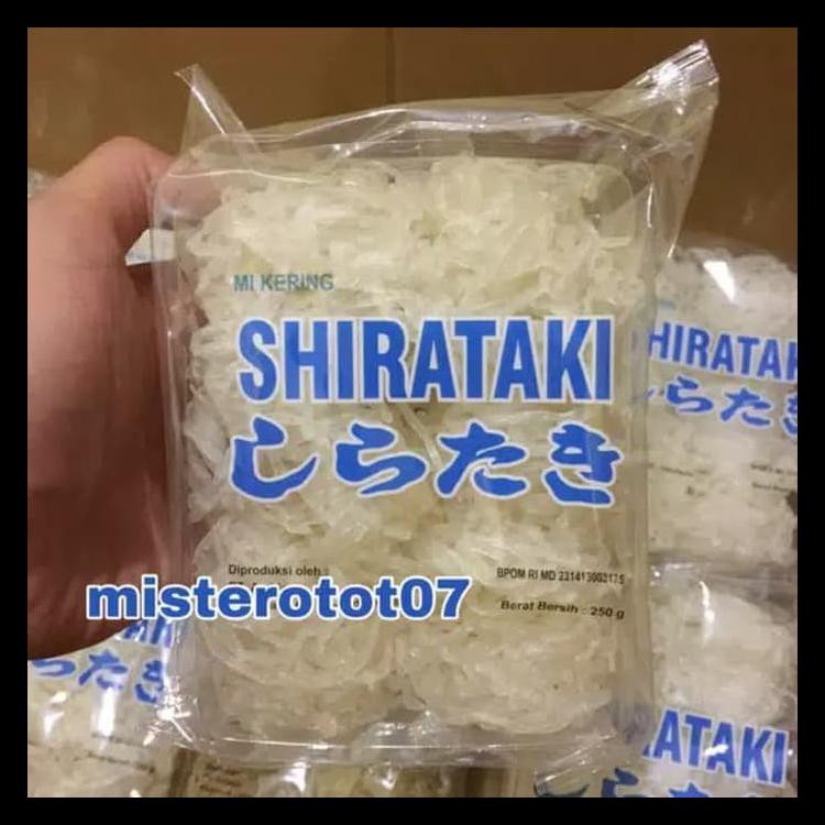 

SPECIAL!! Shirataki mie kering / dry noodle 10 pcs / 250 gr