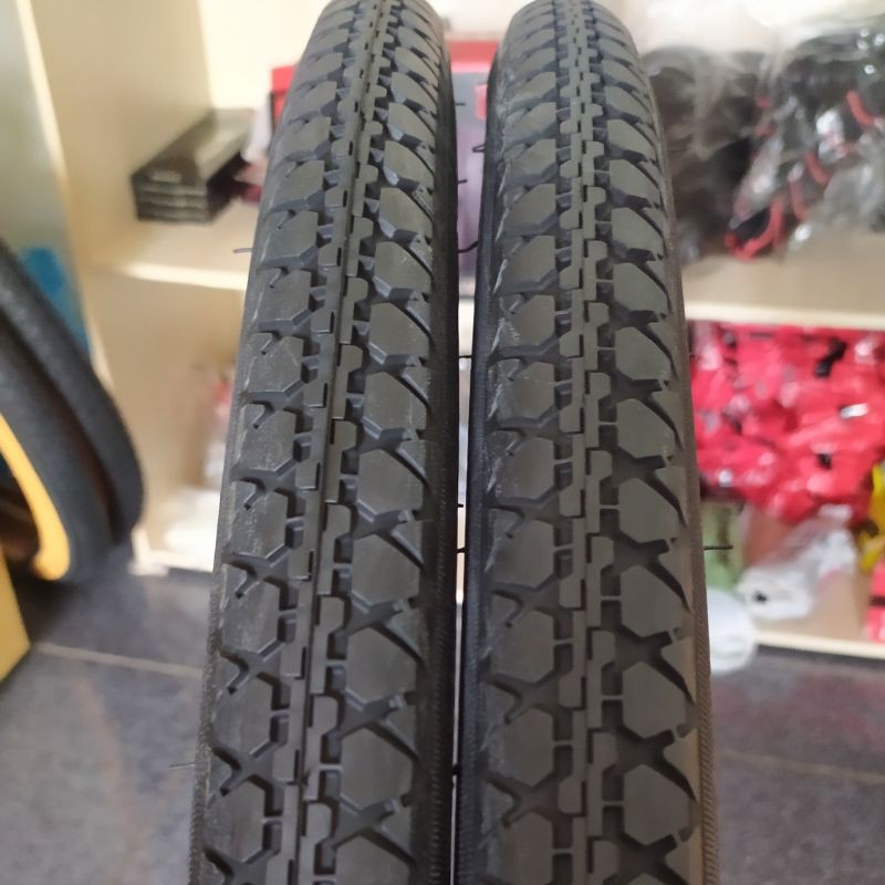 Ban luar sepeda 26 Lucky Stone 26x1.75 MTB Road Bike balap full hitam