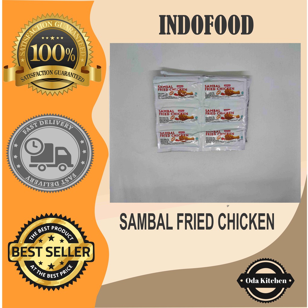 INDOFOOD SAMBAL FRIED CHICKEN PEDAS RENCENG ISI 24X8ml