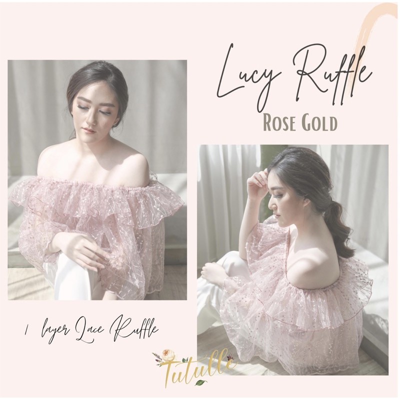𝙏𝙪𝙩𝙪𝙡𝙡𝙚 Lace Ruffle Makeup / ruffle makeup/ ruffle mua/ ruffle organza