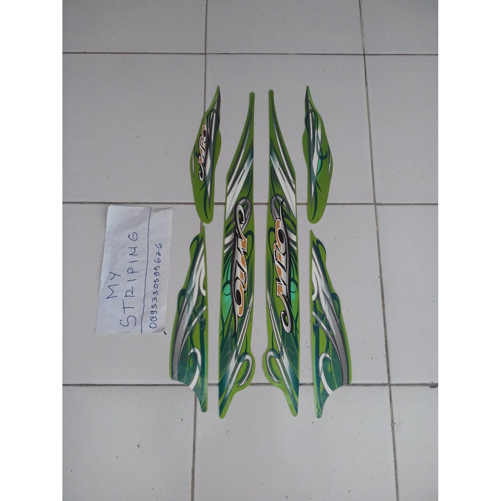 Stiker mio sporty 2010 2011 hijau