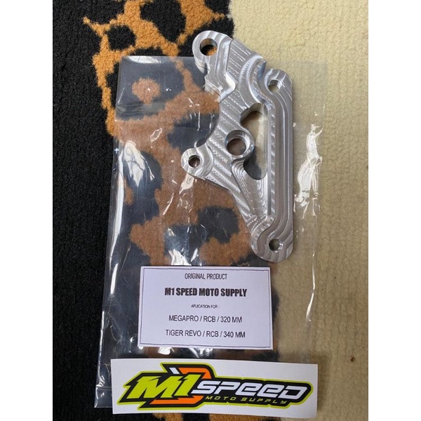 breket braket bracket kaliper rcb shock skok megapro 320mm tiger revo 340mm