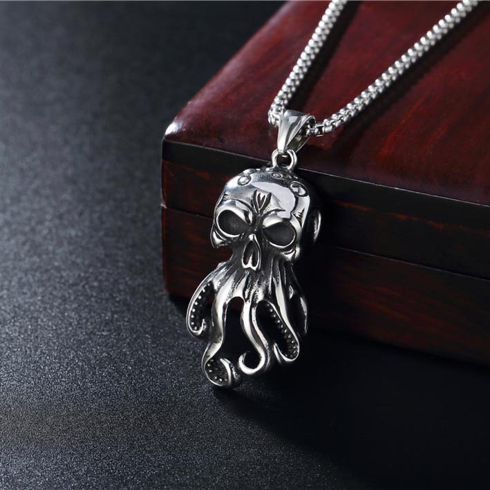 Kalung Rantai Liontin Hati hipster Bahan titanium steel Untuk Pria Dan Wanita
