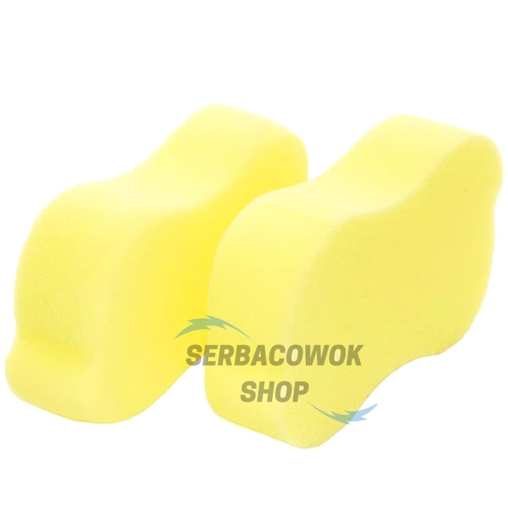 Peralatan Kenmaster Motorcycle Wash Sponge - Spon Cuci Motor Mobil Busa Spons Isi 2 pcs Termurah