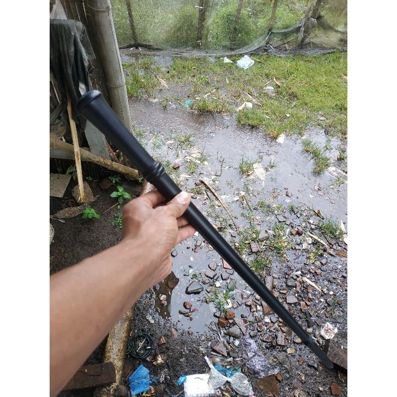 tongkat comanndo kayu galih kelor hitam