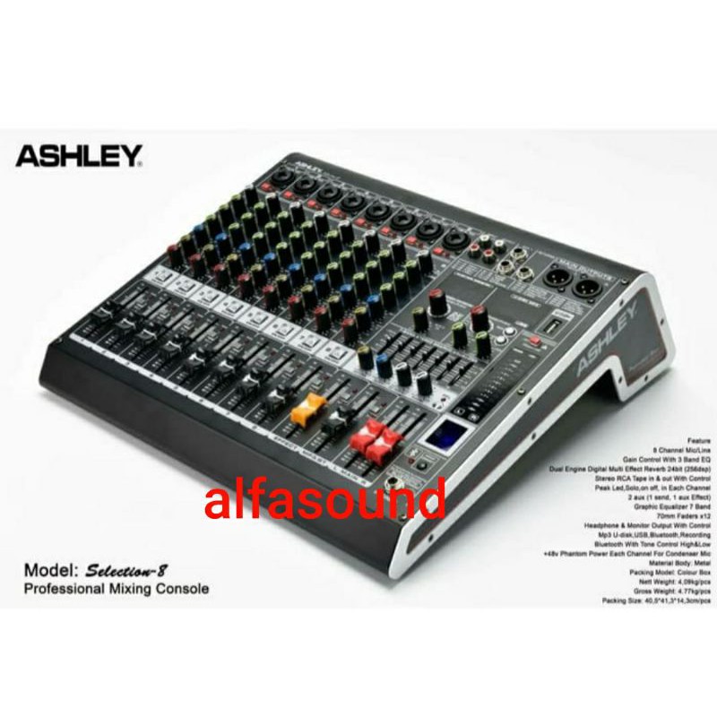 Mixer Ashley Selection 8 Mixer Equalizer Selection8 Original