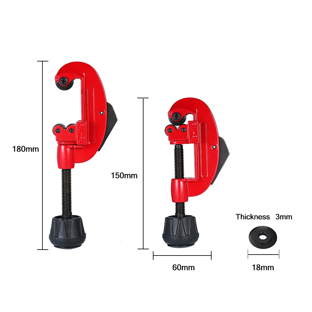 Tubing Cutter Alat Pemotong Pipa Besi Stainless Steel Heavy Duty 3-28mm Pipe Cutters