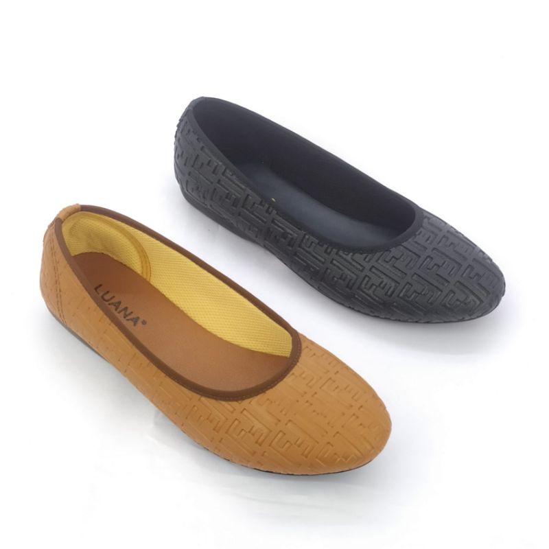 Sepatu Balet Wanita Teplek Original Motif Branded