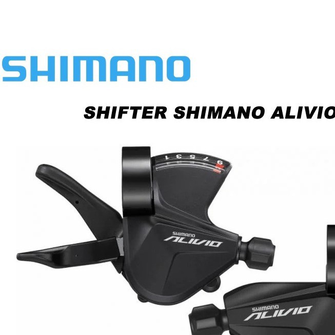 SHIFTER SEPEDA SHIMANO ALIVIO SL M3100 LEFT RAPIDFIRE PLUS 3 SPEED ORIGINAL-1