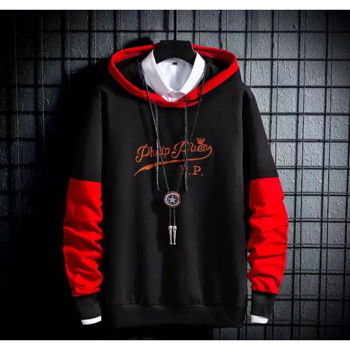 Pluip Hoodie Cowo Sweater Flecee Premium - Bordil