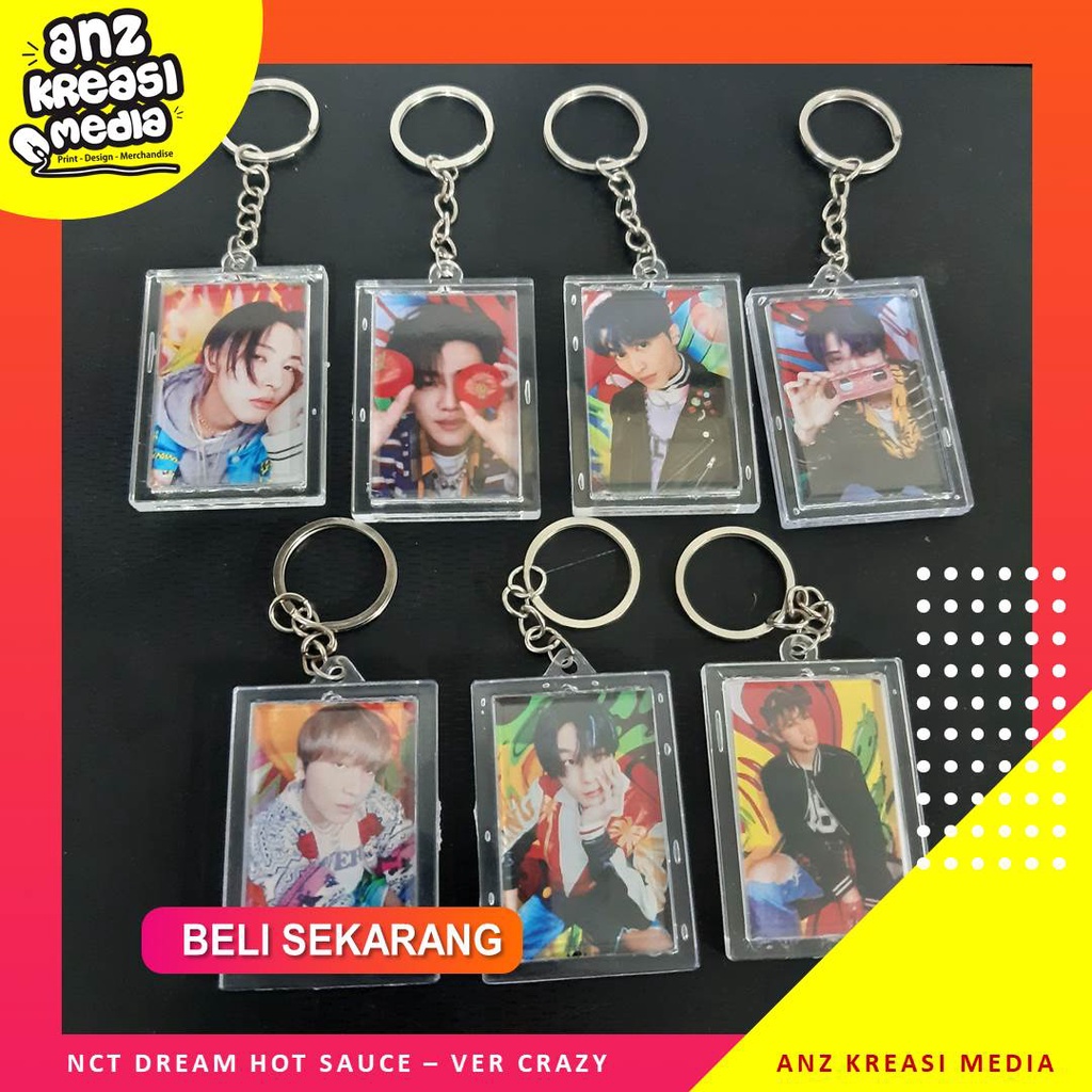 (READY STOCK) GANTUNGAN KUNCI AKRILIK - NCT DREAM HOT SAUCE VER CRAZY